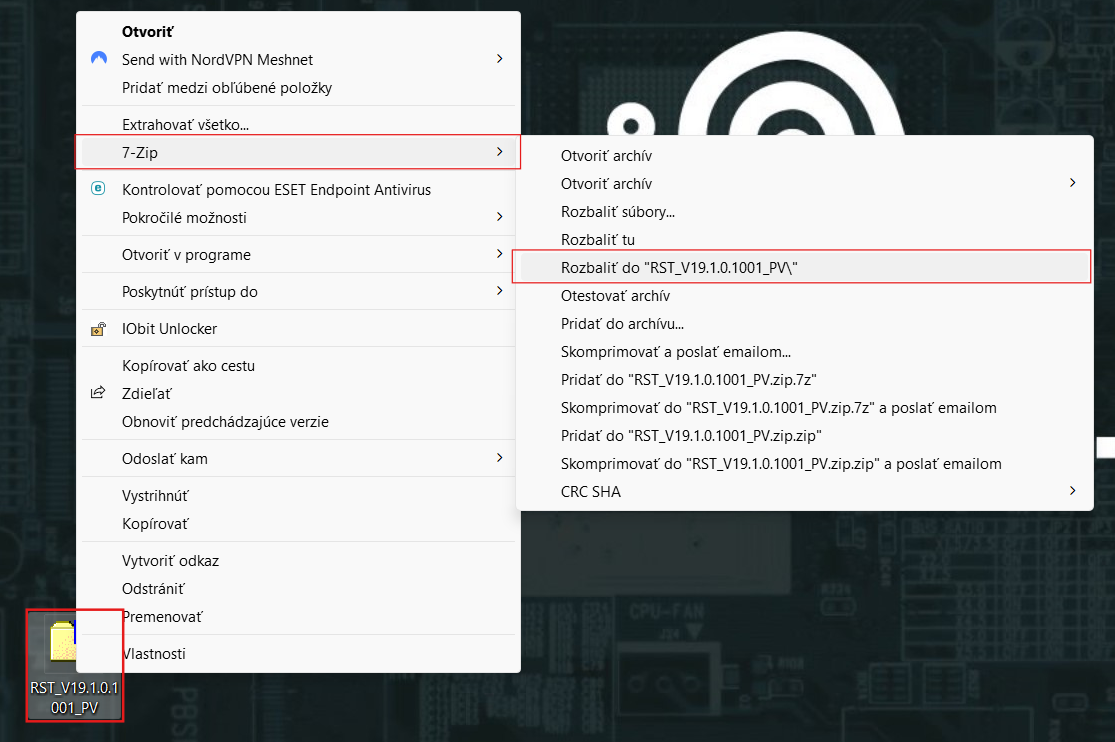 Intel RSD unzip